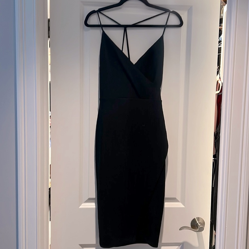 BRAND NEW black Express Midi dress.